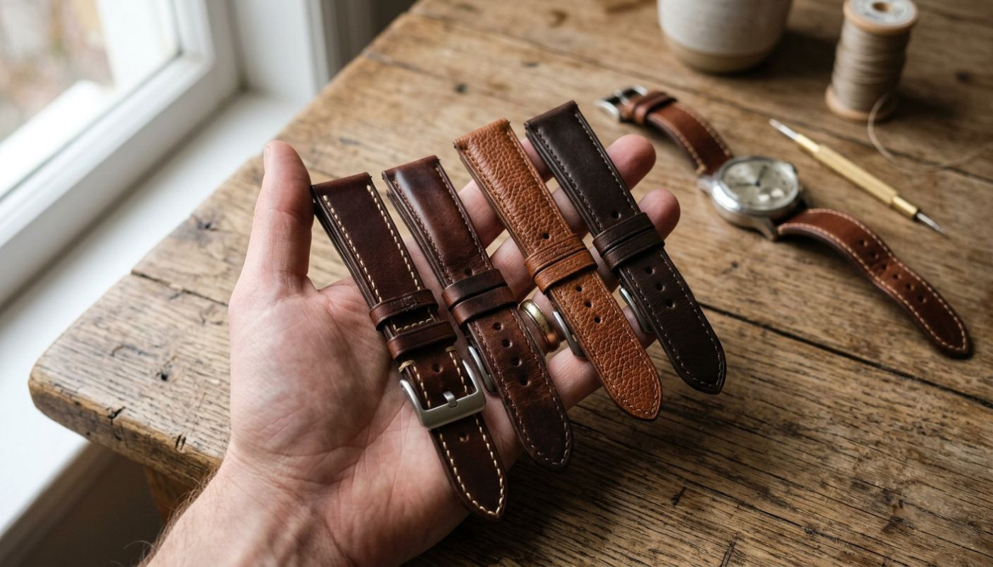 Comment choisir le cuir parfait pour votre bracelet de montre ?