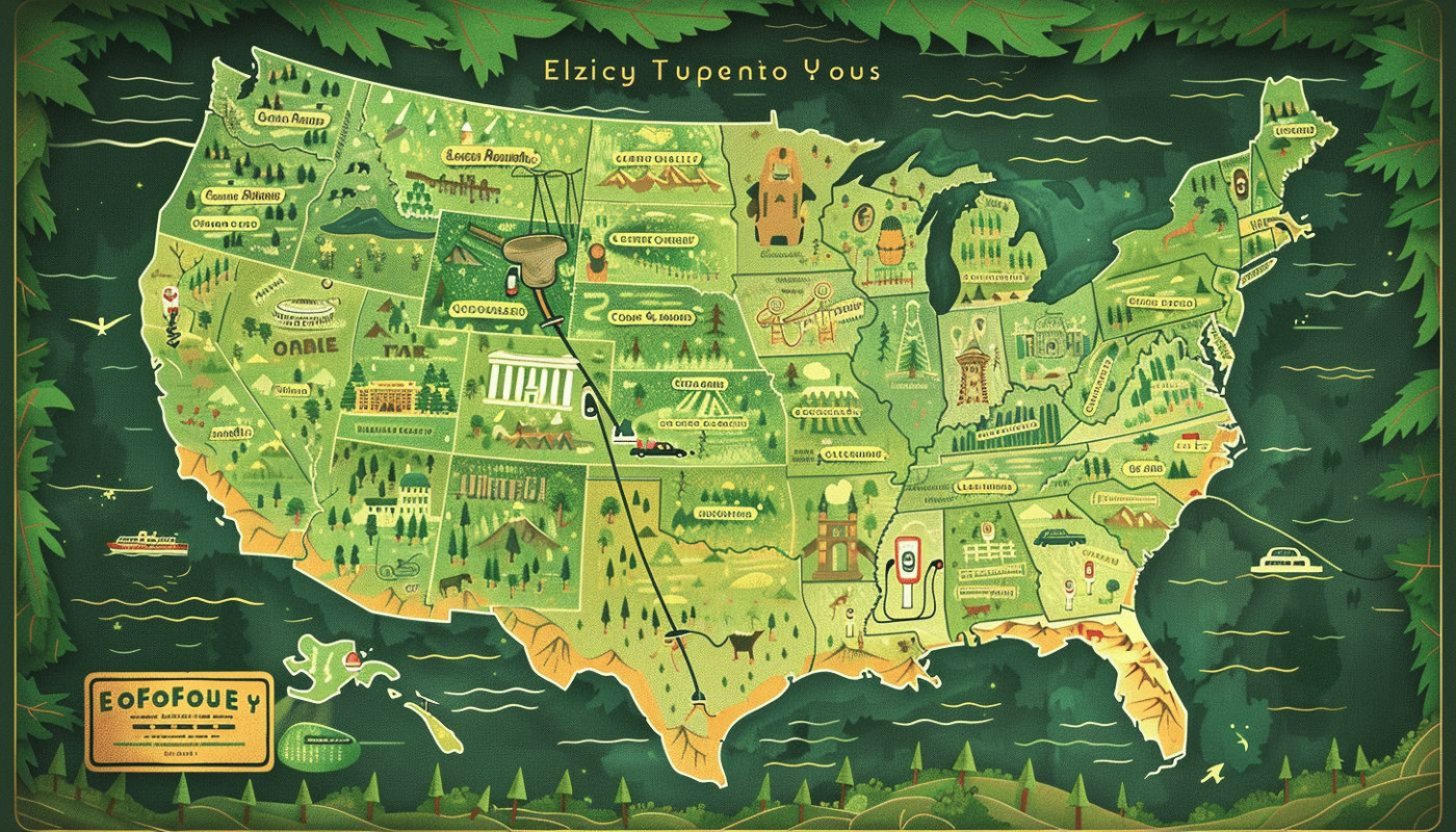 Road trip écologique les meilleures routes pour un voyage vert aux USA